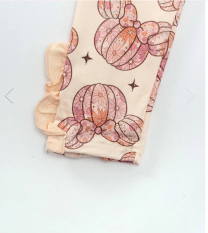 Girls Pumpkin Pie 2 Piece Set – Cozy Pumpkin Top & Matching Leggings