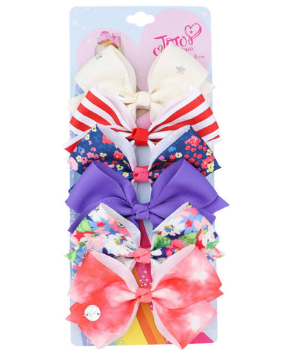 Girls JoJo Siwa Nautical & Stripe Hair Bows – Kids Hair Bow Accessories